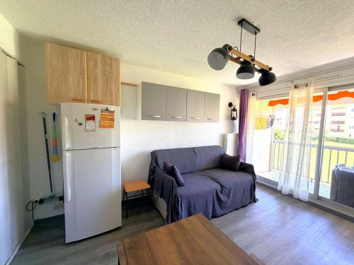 Studio cabine climatisé, proche plage, parfait pour 4 pers.