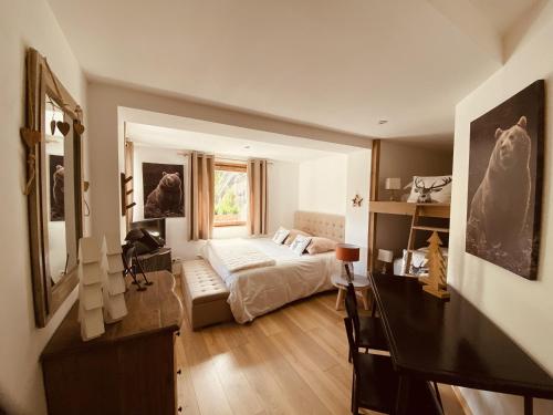 Spacious and stylish flat at the foot of the Mont-Blanc ideal for ski in ski out photo 2
