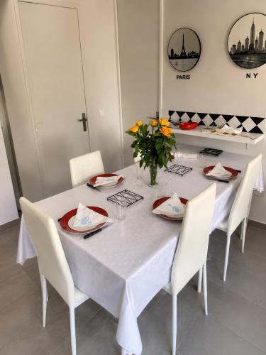 SUPERBE 3P 2chambres, 2terrasses CANNES centre-ville, 4 min à pied de la Croisette sas-meredith loc