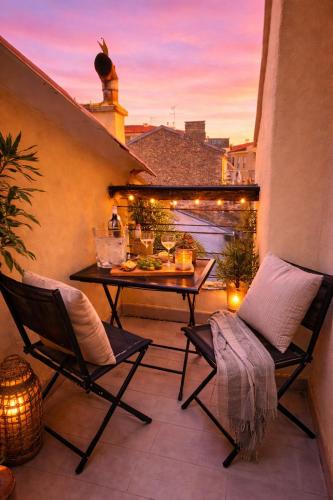 PENTHOUSE Loft 5MIN PALAIS DES FESTIVALS AND BEACH terrace view on castle