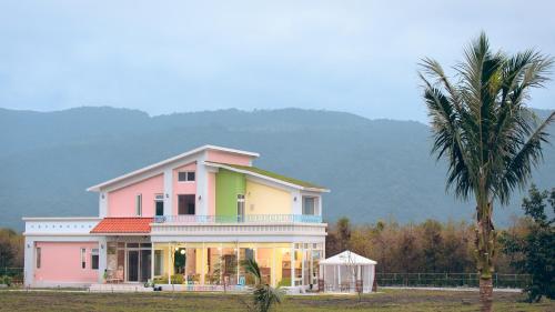 Landskap semula jadi dekat dengan the country house