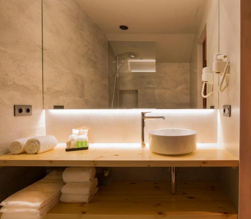  Hotel Xalet Montana -  Room  picture :   Shower    Safety deposit box    TV                           