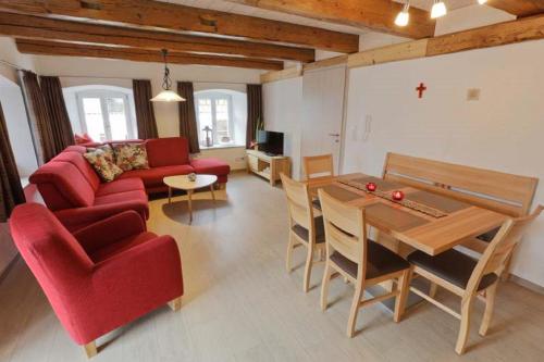 Posezení v ubytování Ferienhaus Wimbauer