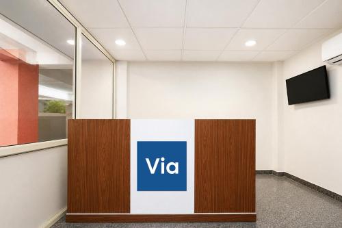 an office door with a vita sign on it at Via The Akshardham Bliss - LAXMI NAGAR METRO in New Delhi