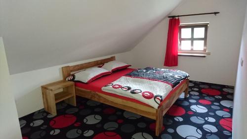 Postel nebo postele na pokoji v ubytování Penzion Krkonoše