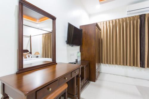 เตียงในห้องที่ พีบี พูล วิลล่า