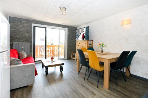 Pied des pistes, balcon avec vue, chic, Cosy et lumineux