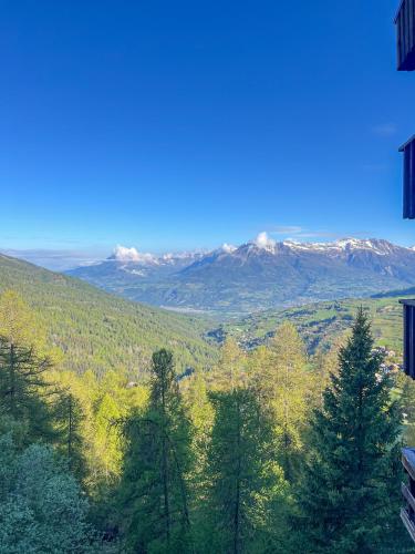 Studio Les Orres 1650 - 4 pers, près des pistes et du centre - Balcon avec vue