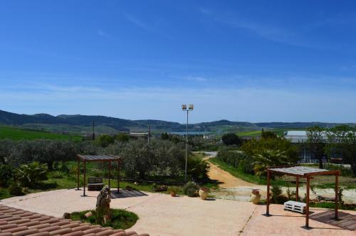 a view of a park with a view of a river at Antico Frantoio Rooms in Sambuca di Sicilia