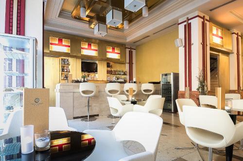 Χώρος καθιστικού στο Majestic Plaza Hotel Prague