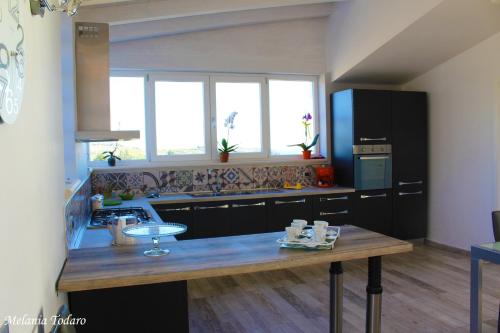 Η κουζίνα ή μικρή κουζίνα στο Villa Cecilia