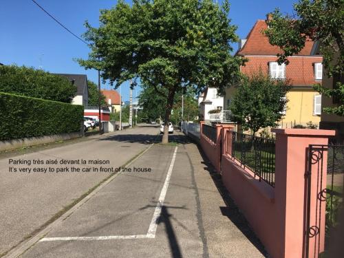 La Maison de Vacances de Colmar et son jardin