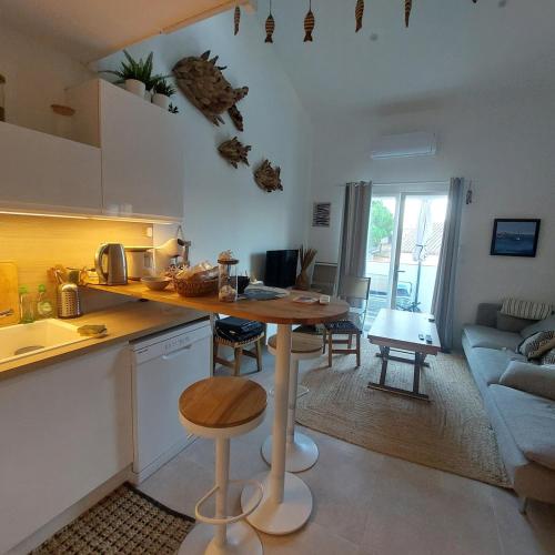 Magnifique duplex climatisé, 3 chambres, résidence Camargue village, bord de mer,