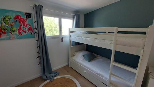 Magnifique duplex climatisé, 3 chambres, résidence Camargue village, bord de mer,