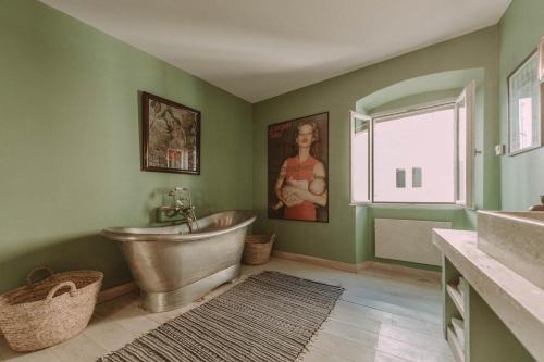 Koupelna v ubytování Villa Angelo