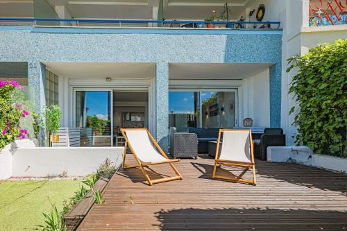 Exclusive Seafront Gem - Direct Beach Access - Terrace - Private parking - 8 people - Juan-les-Pins