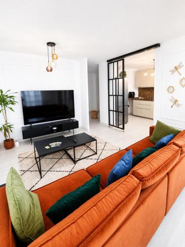 Le Daudet - Elégant 100 m2 - 3 chambres & 2 balcons - 7 min du centre-ville Reims