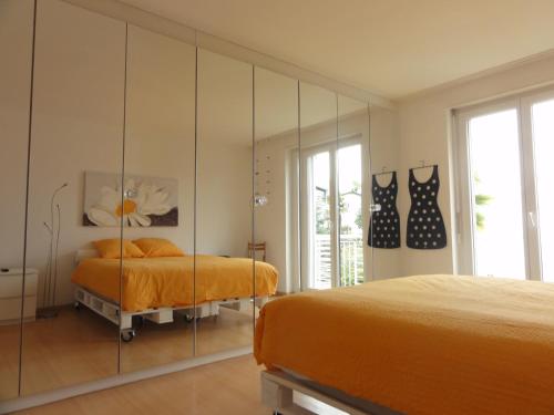 Llit o llits en una habitació de Casa Collina
