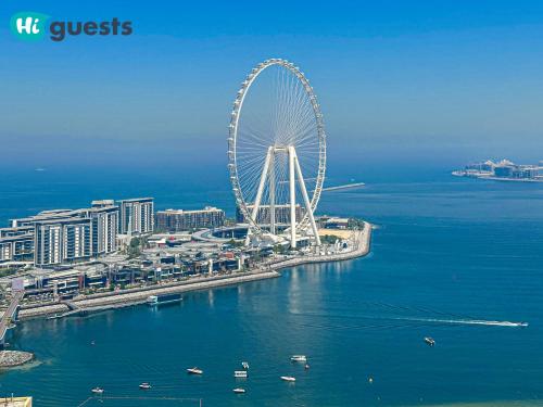 HiGuests - Amazing Sea Views from this 2BR Apt in JBR