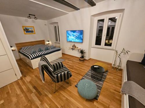 Studio Apartment Prvic with Sea View