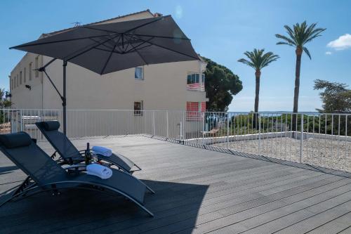 3-Br Top Floor with Rooftop Cannes