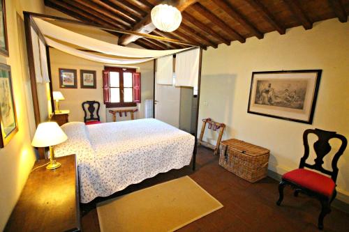 Кровать или кровати в номере Casale Rupecanina