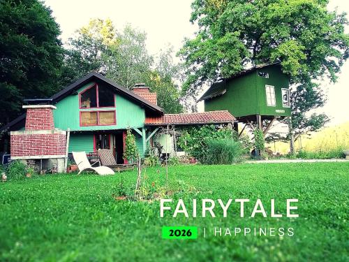 Tree house Ramona & Fairytale wooden house by Ljubljana