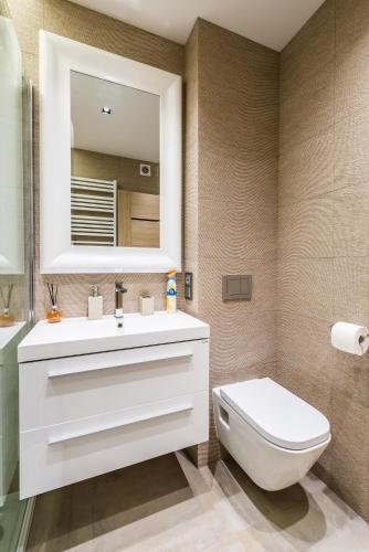 Bagno di Komfortowy Apartament nad Niegocinem