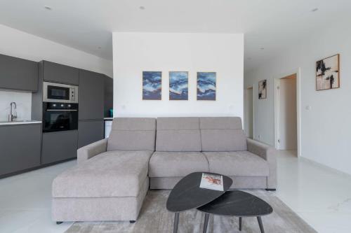 3-Br Apartment Top Floor South-Facing Balcony Central Cannes