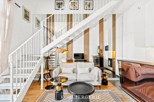 Duplex luxueux et elegant vue Tour Eiffel