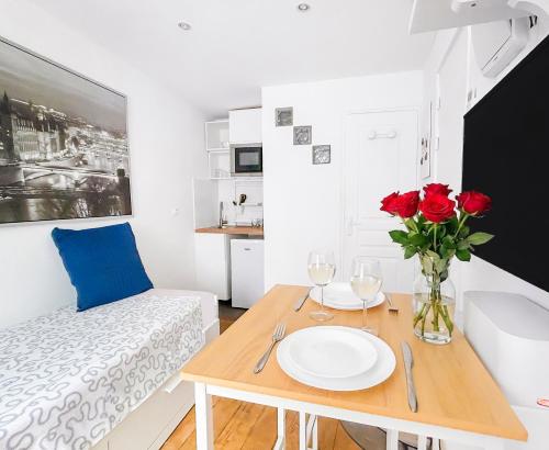 Studio cosy et lumineux, quartier canal St Martin