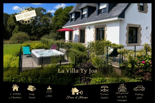 Villa Ty Jos, comfort, serenity, countryside & SPA, 2-8 personnes, plages à 5min, Animaux admis