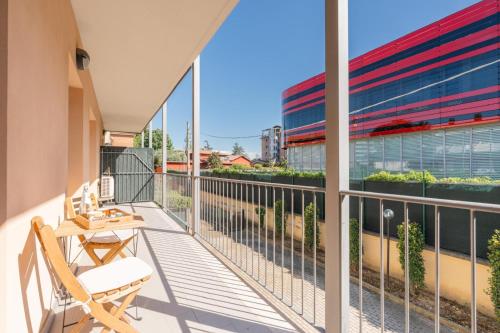 Balkón alebo terasa v ubytovaní Maranello Center