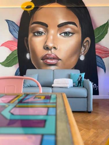 Studio design lumineux - centre-ville - proche mer
