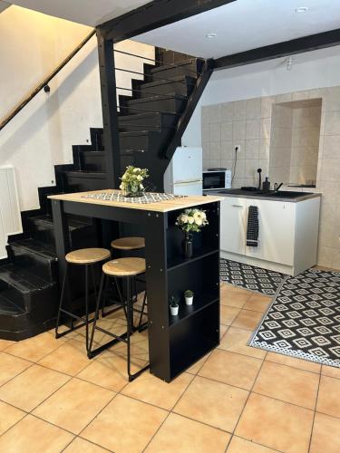 O bucătărie sau chicinetă la Maison Barbini