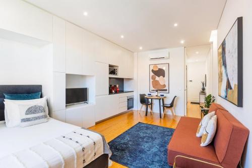 Stylish Studio w/ AC | Central Porto