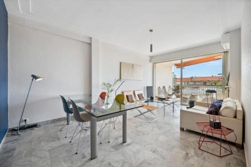 Spacieux 2P design, proche gare, tennis et plages