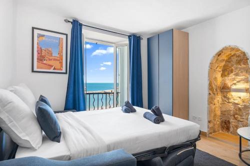 Les Sablettes - Cosy studio vue mer, vieux Menton