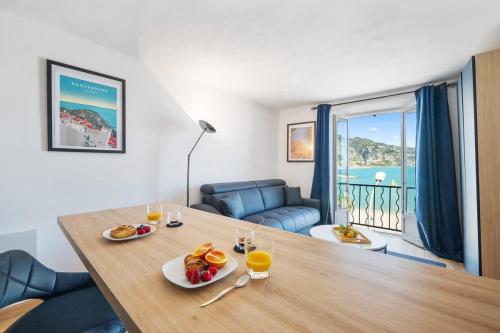 Les Sablettes - Cosy studio vue mer, vieux Menton