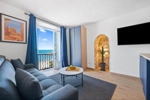 Les Sablettes - Cosy studio vue mer, vieux Menton