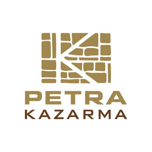 a logo for a karmaarmaarmaarmaarmaarmaarma initiative at Petra Kazarma in Kymi