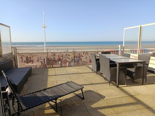 Appt GRANDE Terrasse VUE MER 6 personnes