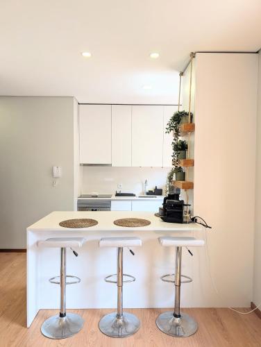 1C Apartamento encantador a 3 minutos da praia