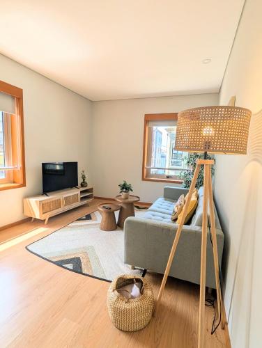 1C Apartamento encantador a 3 minutos da praia