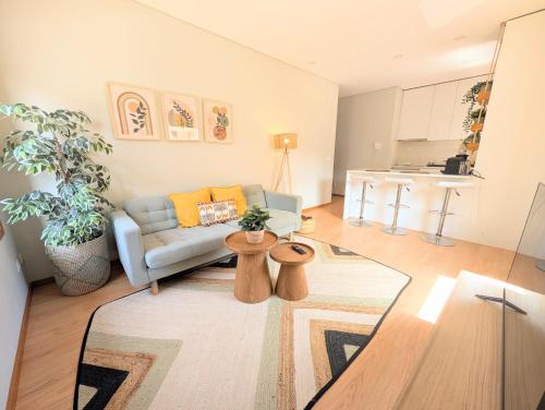 1C Apartamento encantador a 3 minutos da praia