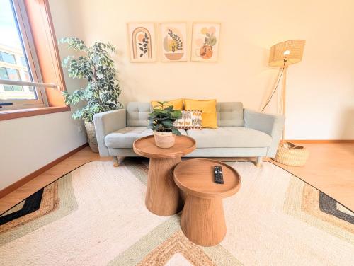 1C Apartamento encantador a 3 minutos da praia