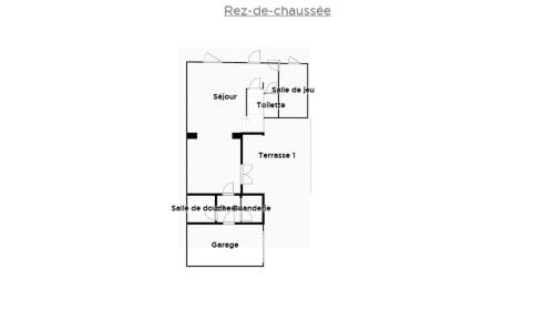 a floor plan of a house at A l'Orange Sanguine in Binche
