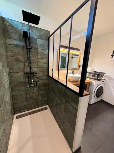 Petite Girolle tesisinde bir banyo