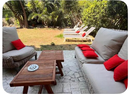 Agréable appartement avec jardin
