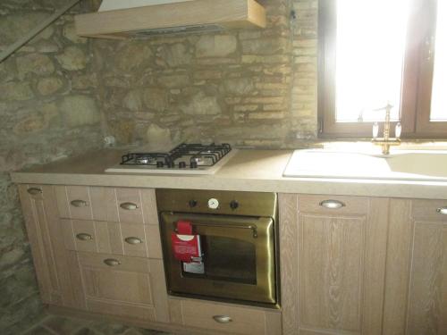 A kitchen or kitchenette at Residenza Sant'Antonio